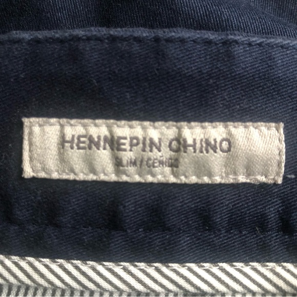 Men’s Goodfellow navy blue slim fit Hennepin chinos. Size 36Wx32L - Picture 4 of 5